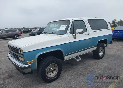 1989 Chevrolet Blazer V10 z USA, uszkodzony, nr VIN 1GNEV18K3KF160447